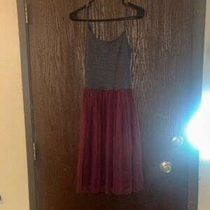 Two-Tone Spaghetti Strap Dress